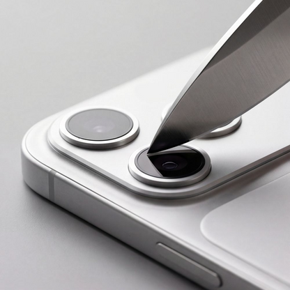 Stražnja zaštitna folija Tech-Protect CamFull Fit+ za Apple iPhone 18 Pro Max, Kaljeno staklo, Srebrna