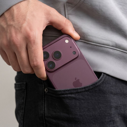 Stražnja zaštitna folija za kameru Tech-Protect CamFull Fit+ za Apple iPhone 18 Pro Max, Kaljeno staklo, Boja vina