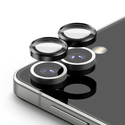 Zaštitna folija za stražnju kameru Ringke za Samsung Galaxy Z Flip7 F766, Kaljeno staklo, Set od 2 komada, Crna