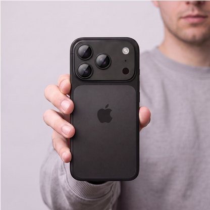 Stražnja zaštitna folija Tech-Protect CamFull Fit+ za Apple iPhone 18 Pro Max, Kaljeno staklo, Crna