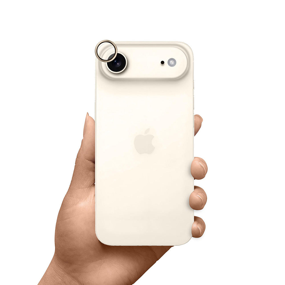Zaštitna folija za stražnju kameru 3MK Hardy Protection Pro za Apple iPhone 17 Air, Kaljeno staklo, Zlatna