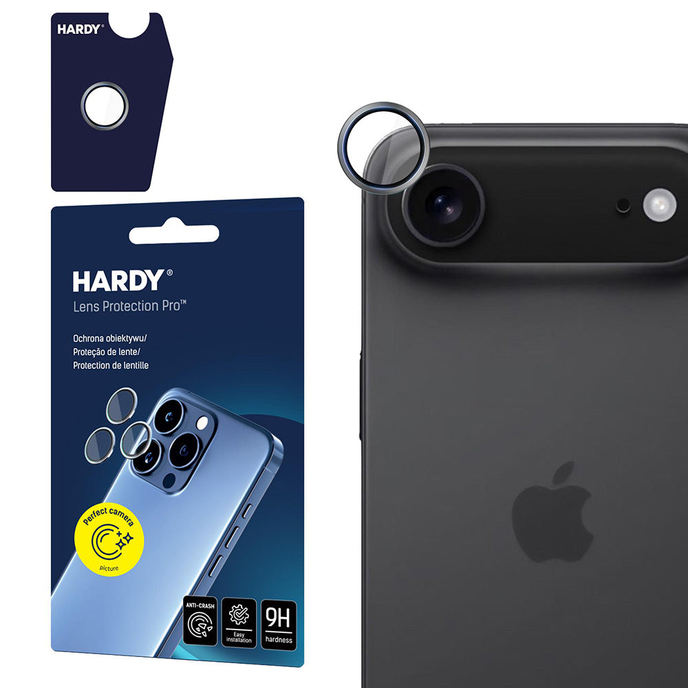 Zaštitna folija za stražnju kameru 3MK Hardy Protection Pro za Apple iPhone 17 Air, Kaljeno staklo, Siva