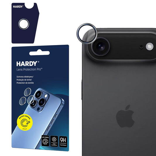 Zaštitna folija za stražnju kameru 3MK Hardy Protection Pro za Apple iPhone 17 Air, Kaljeno staklo, Siva