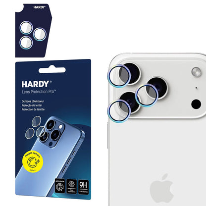Zaštitna folija za stražnju kameru 3MK Hardy Protection Pro za Apple iPhone 17 Pro Max / 17 Pro, Kaljeno staklo, Višebojna