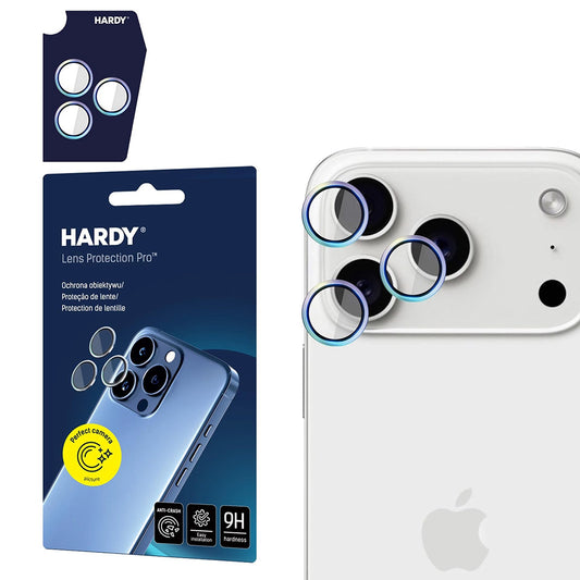 Zaštitna folija za stražnju kameru 3MK Hardy Protection Pro za Apple iPhone 17 Pro Max / 17 Pro, Kaljeno staklo, Višebojna