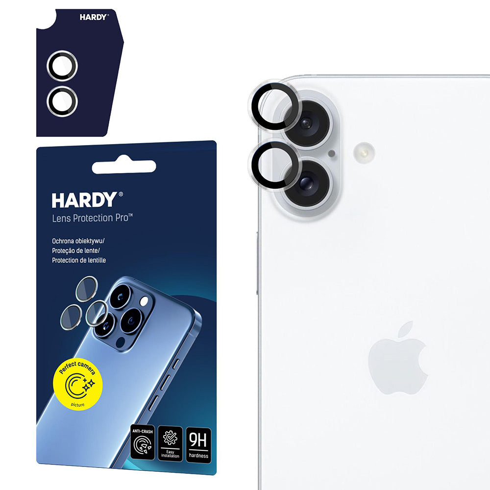 Zaštitna folija za stražnju kameru 3MK Hardy Protection Pro za Apple iPhone 17, Kaljeno staklo, Prozirna