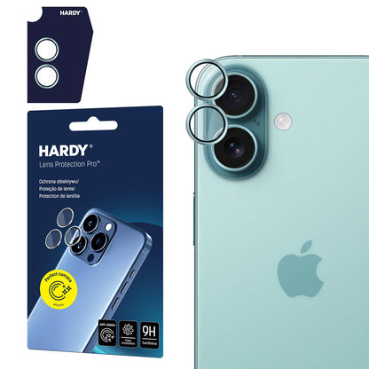 Zaštitna folija za stražnju kameru 3MK Hardy Protection Pro za Apple iPhone 17, Kaljeno staklo, Zelena