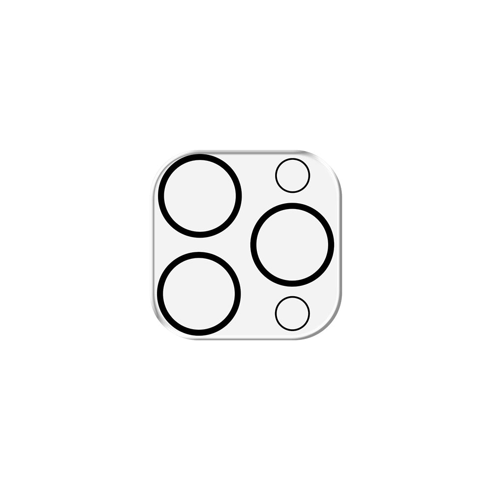 Zaštitna folija za stražnju kameru 3MK Pro Full Cover za Apple iPhone 16 Pro Max / 16 Pro, Kaljeno staklo, Crna