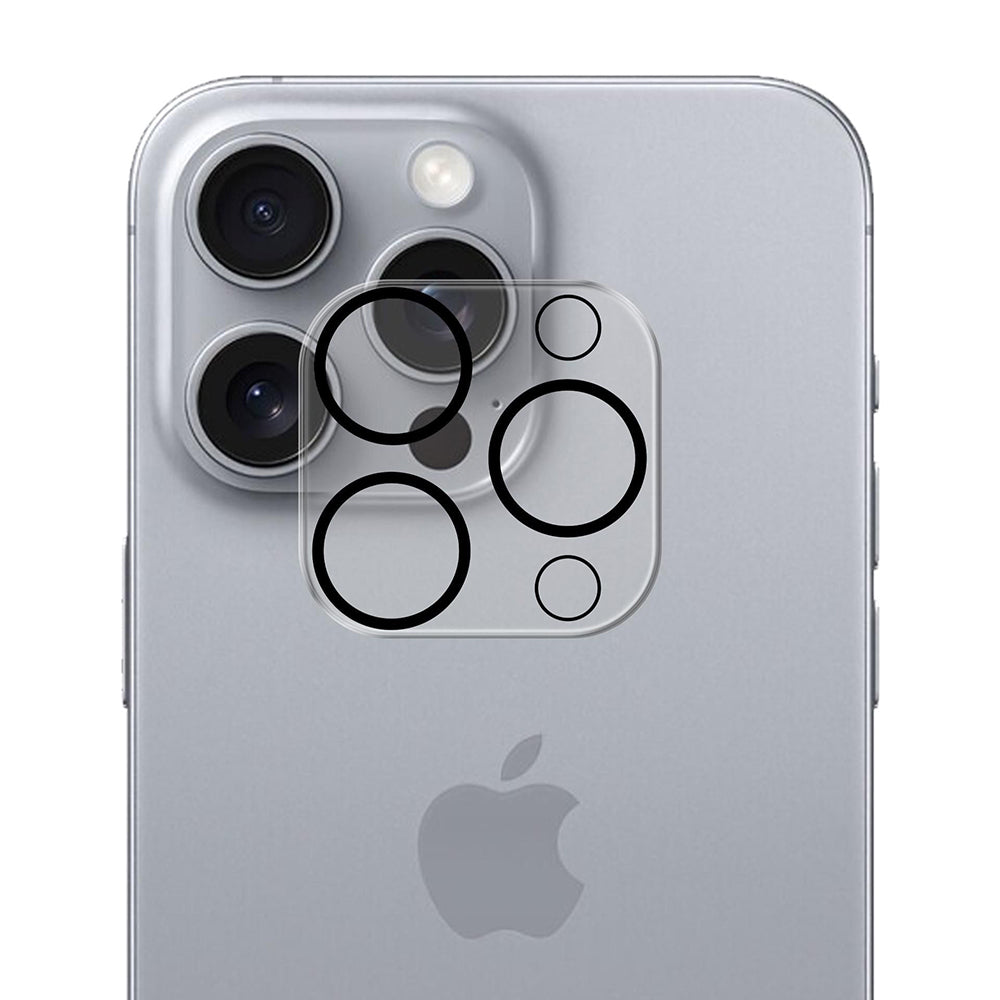 Zaštitna folija za stražnju kameru 3MK Pro Full Cover za Apple iPhone 16 Pro Max / 16 Pro, Kaljeno staklo, Crna