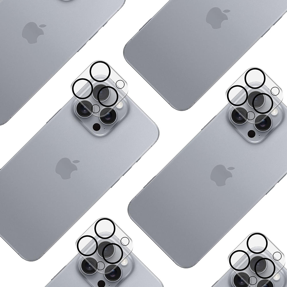 Zaštitna folija za stražnju kameru 3MK Pro Full Cover za Apple iPhone 17 Pro Max, Kaljeno staklo, Crna