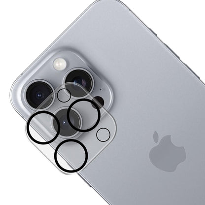 Zaštitna folija za stražnju kameru 3MK Pro Full Cover za Apple iPhone 17 Pro, Kaljeno staklo, Crna