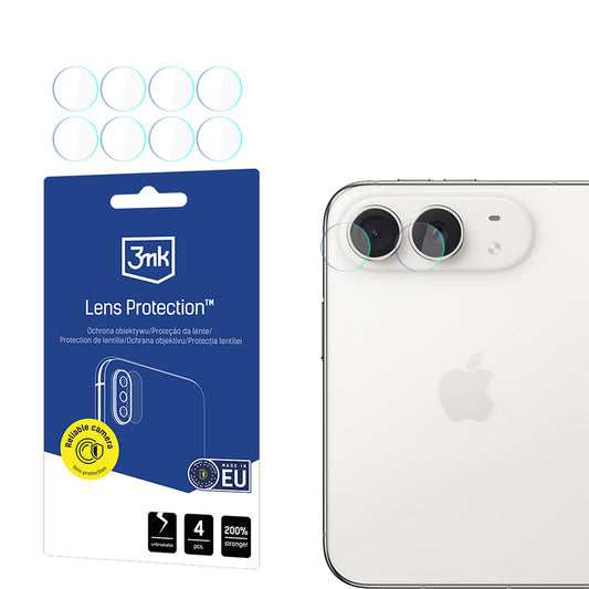 Zaštitna folija za stražnju kameru 3MK Protection za Apple iPhone Duo, kaljeno staklo, set od 4 komada, prozirna