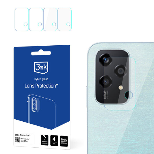 Zaštitna folija za stražnju kameru 3MK Protection za Honor 200 Lite, fleksibilno staklo, set od 4 komada, prozirna
