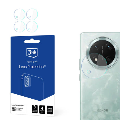 Zaštitna folija za stražnju kameru 3MK Protection za Honor Magic7 Lite, fleksibilno staklo, set od 4 komada, prozirna