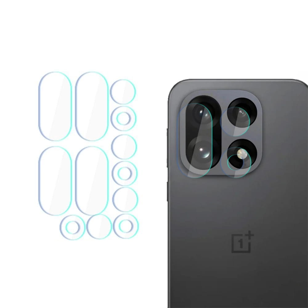 Zaštitna folija za stražnju kameru 3MK Protection za OnePlus 15, Kaljeno staklo, Set od 4 komada, Prozirna