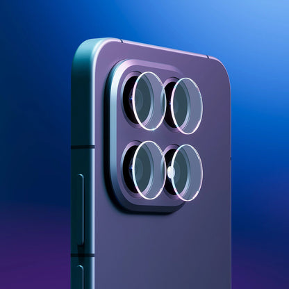 Zaštitna folija za stražnju kameru 3MK Protection za Oppo Find X9 Pro, Kaljeno staklo, Set od 4 komada, Prozirna