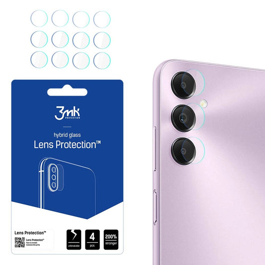Zaštitna folija za stražnju kameru 3MK Protection za Samsung Galaxy A05s A057, Fleksibilno staklo, Set od 4 komada, Prozirna