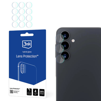 Zaštitna folija za stražnju kameru 3MK Protection za Samsung Galaxy A16 5G A166 / A16 4G A165, Fleksibilno staklo, Set od 4 komada, Prozirna