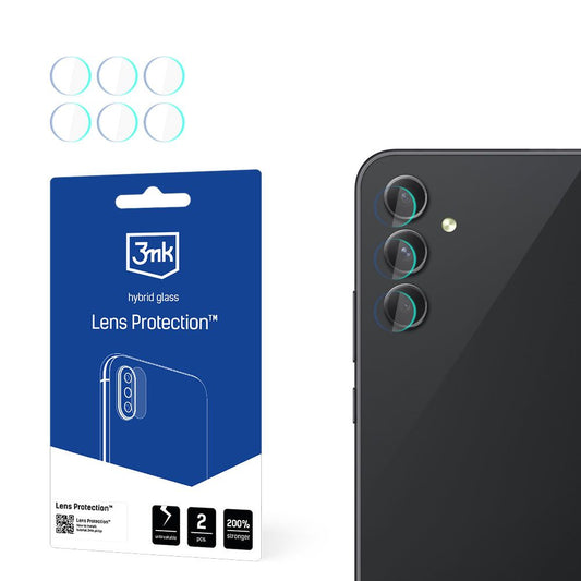 Zaštitna folija za stražnju kameru 3MK Protection za Samsung Galaxy A54 A546, Fleksibilno staklo, Set od 4 komada, Prozirna