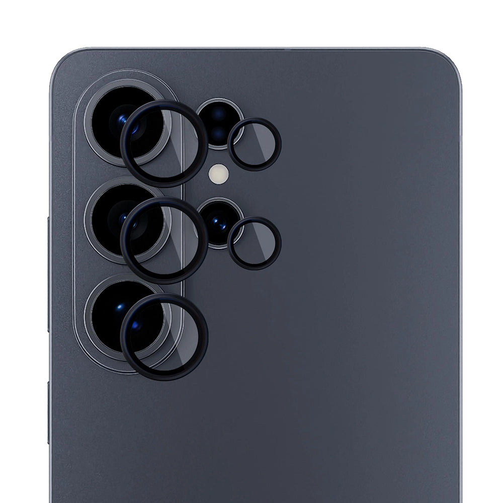 Folija za zaštitu stražnje kamere 3MK Protection za Samsung Galaxy S26 Ultra S948, Kaljeno staklo, Crna