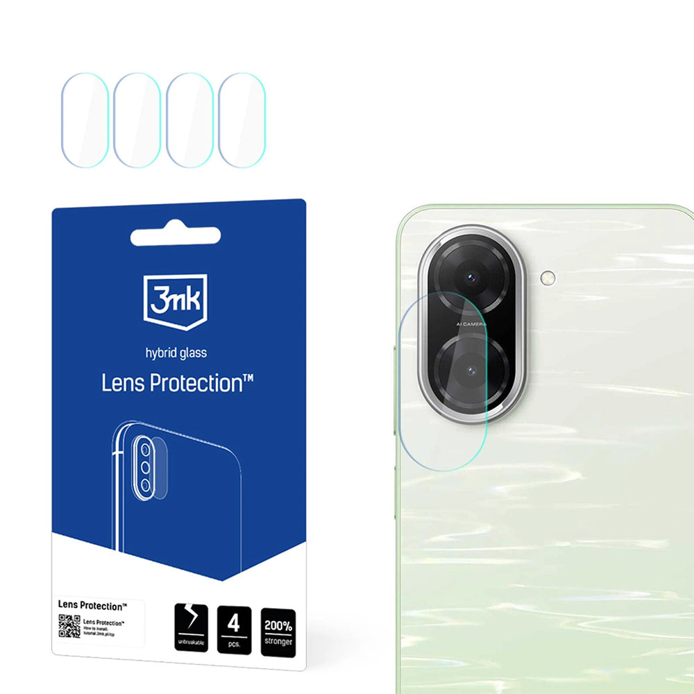 Zaštitna folija za stražnju kameru 3MK Protection za Xiaomi Redmi A5 4G, fleksibilno staklo, set od 4 komada, prozirna