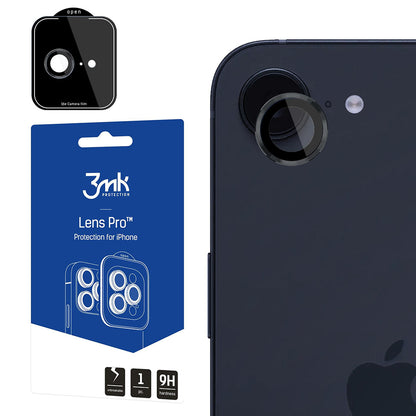 Zaštitna folija za stražnju kameru 3MK Protection Pro za Apple iPhone 17e / 16e, Kaljeno staklo, Prozirna