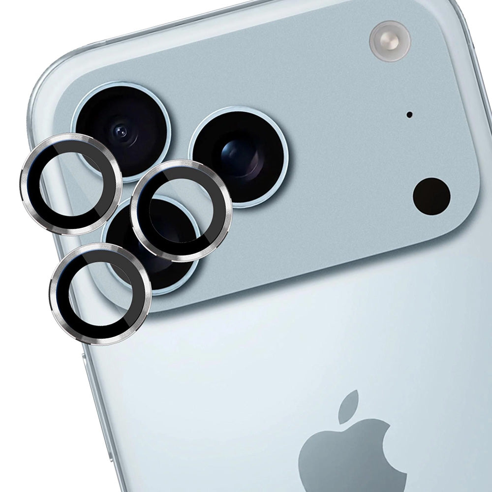 Zaštitna folija za stražnju kameru 3MK Protection Pro za Apple iPhone 17 Pro Max / 17 Pro, Kaljeno staklo, Srebrna