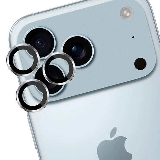 Zaštitna folija za stražnju kameru 3MK Protection Pro za Apple iPhone 17 Pro Max / 17 Pro, Kaljeno staklo, Srebrna