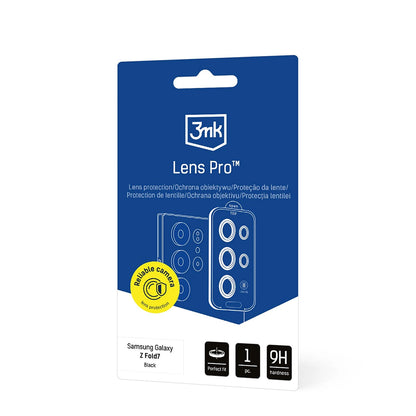 Zaštitna folija za stražnju kameru 3MK Protection Pro za Samsung Galaxy Z Fold7 F966, Kaljeno staklo, Prozirna