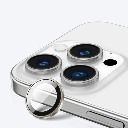 Zaštitna folija za stražnju kameru Anank AR za Apple iPhone 16 Pro Max / 16 Pro, Kaljeno staklo, Srebrna
