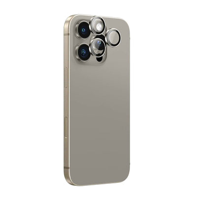 Zaštitna folija za stražnju kameru Anank AR za Apple iPhone 16 Pro Max / 16 Pro, Kaljeno staklo, Metalik siva
