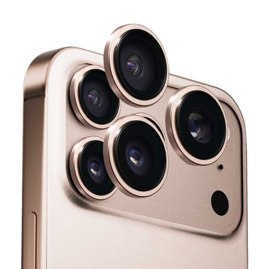 Zaštitna folija za stražnju kameru Anank AR za Apple iPhone 17 Pro Max / 17 Pro, Kaljeno staklo, Zlatna
