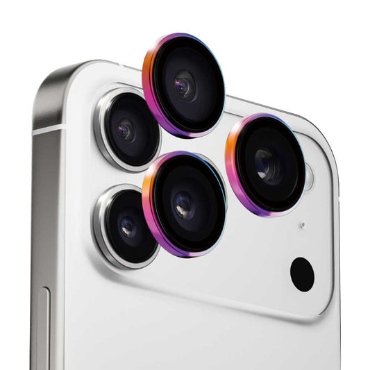 Zaštitna folija za stražnju kameru Anank AR za Apple iPhone 17 Pro Max / 17 Pro, Kaljeno staklo, Višebojna