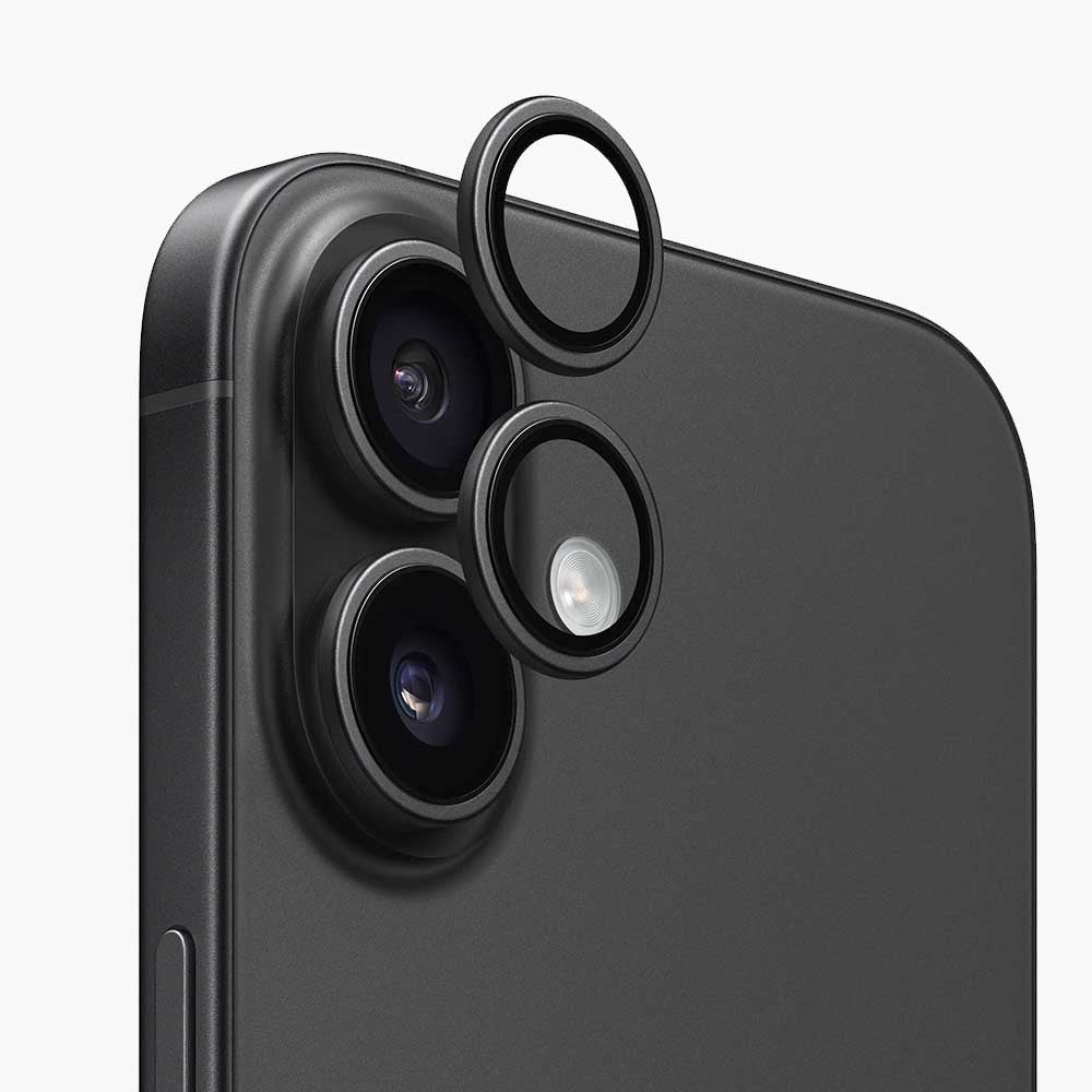 Zaštitna folija Anank AR za stražnju kameru Apple iPhone 17, Kaljeno staklo, Crna