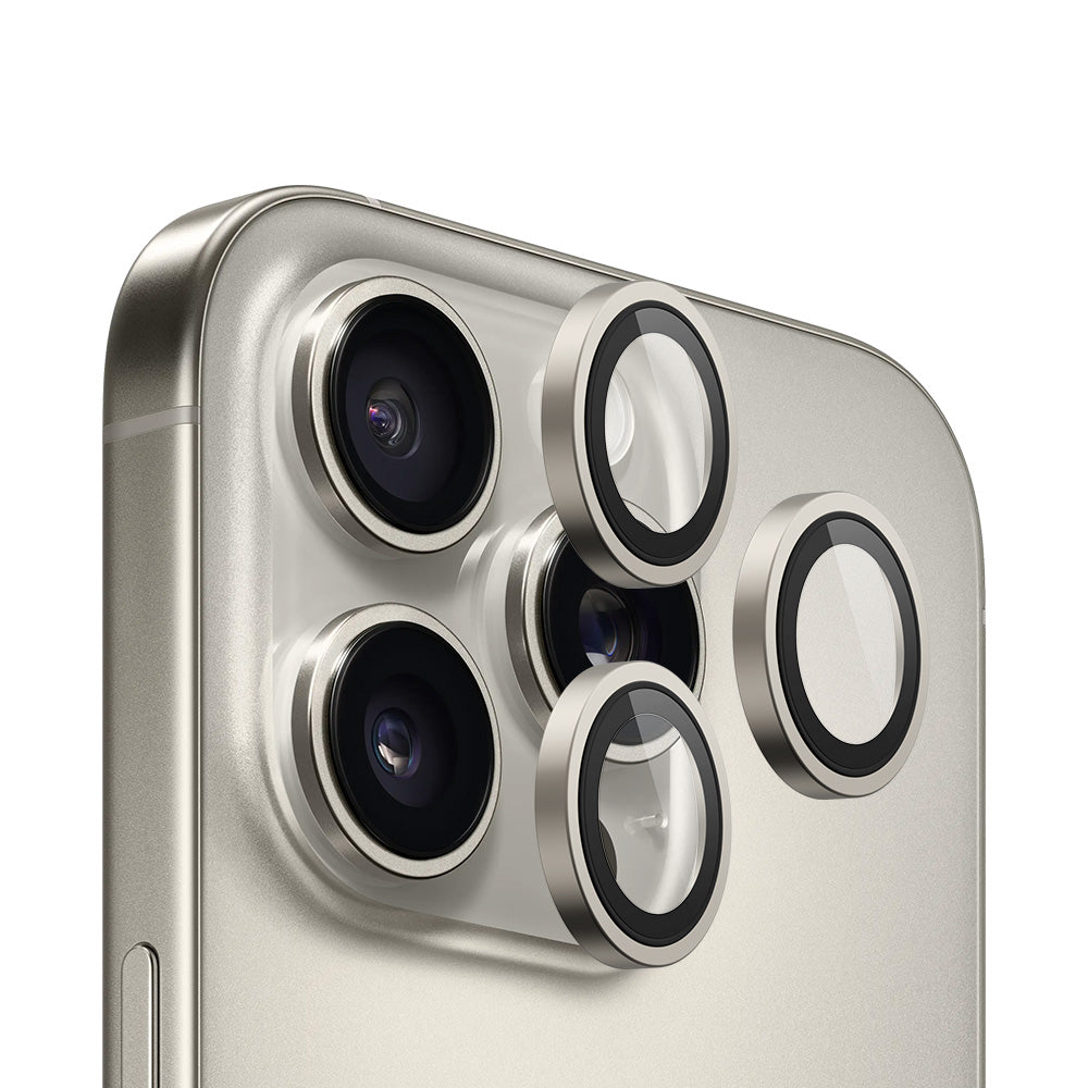 Zaštitna folija za stražnju kameru Blueo 99 Anti-Reflektivna HD za Apple iPhone 16 Pro Max / 16 Pro, Kaljeno staklo, Metalik siva