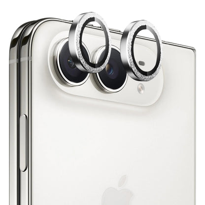 Blueo Diamond zaštitna folija za stražnju kameru za Apple iPhone Duo, kaljeno staklo, srebrna