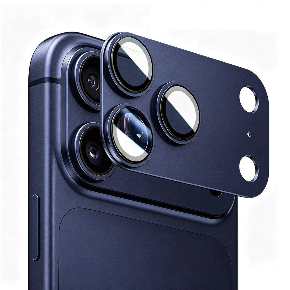 Blueo Integrated Metal zaštitna folija za stražnju kameru za Apple iPhone 17 Pro Max, kaljeno staklo, tamnoplava
