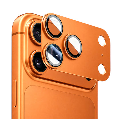 Blueo Integrated Metal zaštitna folija za stražnju kameru za Apple iPhone 17 Pro Max, kaljeno staklo, narančasta