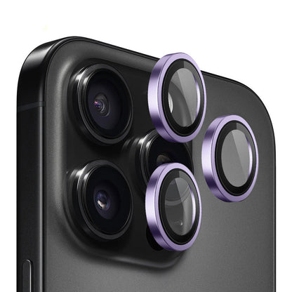 Zaštitna folija za stražnju kameru Blueo Metal Frame za Apple iPhone 14 Pro Max / 14 Pro, Kaljeno staklo, Ljubičasta