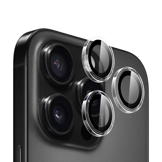Zaštitna folija za stražnju kameru Blueo Metal Frame za Apple iPhone 16 Pro Max / 16 Pro, Kaljeno staklo, Prozirna