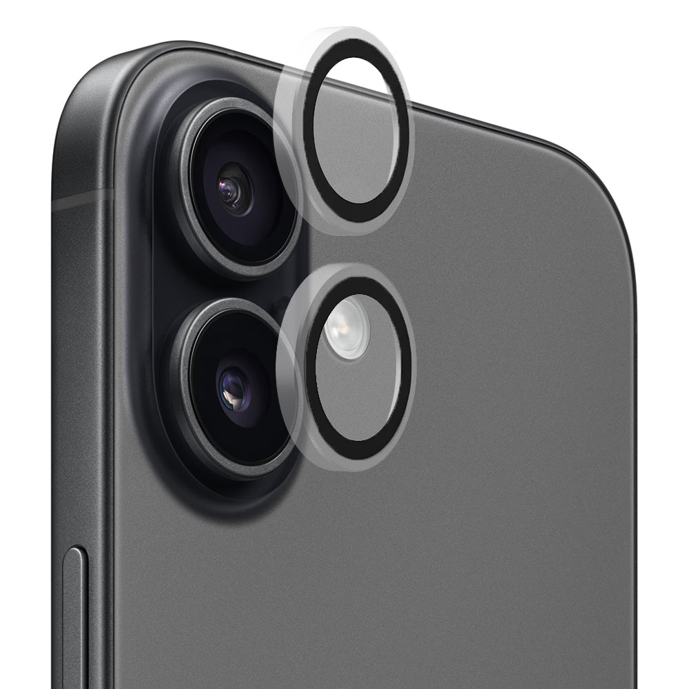 Zaštitna folija za stražnju kameru Blueo Metal Frame za Apple iPhone 17, Kaljeno staklo, Prozirna