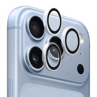 Blueo zaštitna folija za stražnju kameru s metalnim okvirom za Apple iPhone 18 Pro / 18 Pro Max, kaljeno staklo, prozirna