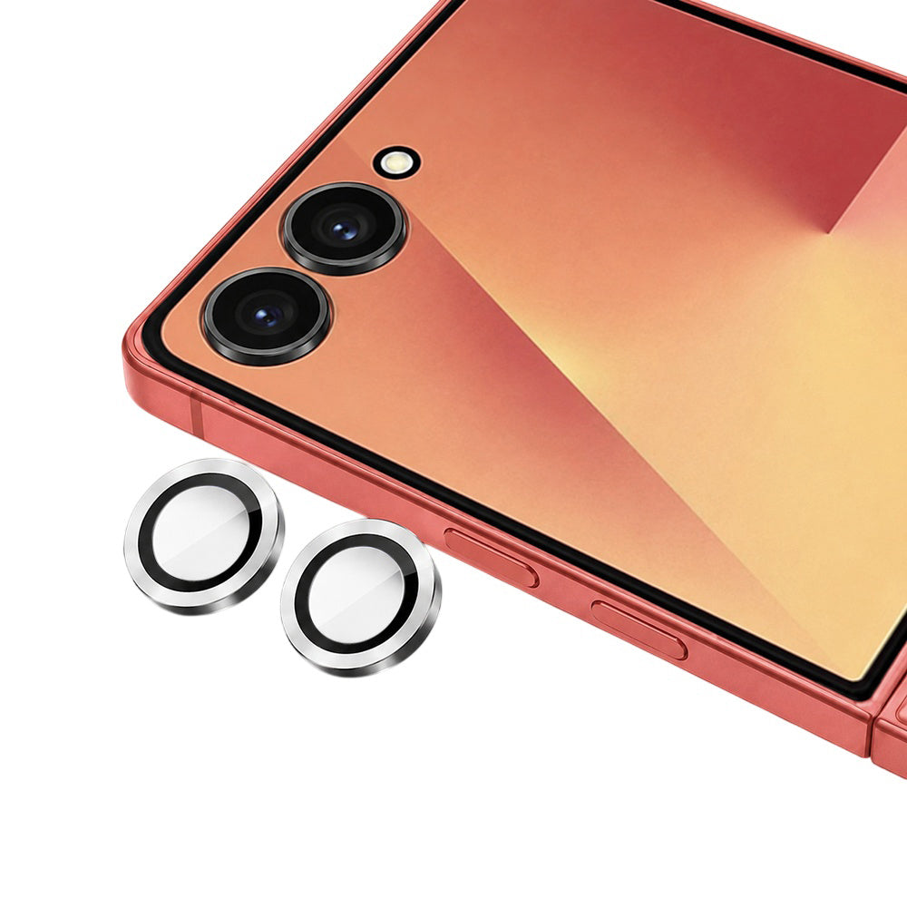 Zaštitna folija za stražnju kameru Blueo za Samsung Galaxy Z Flip8 F776, kaljeno staklo, srebrna