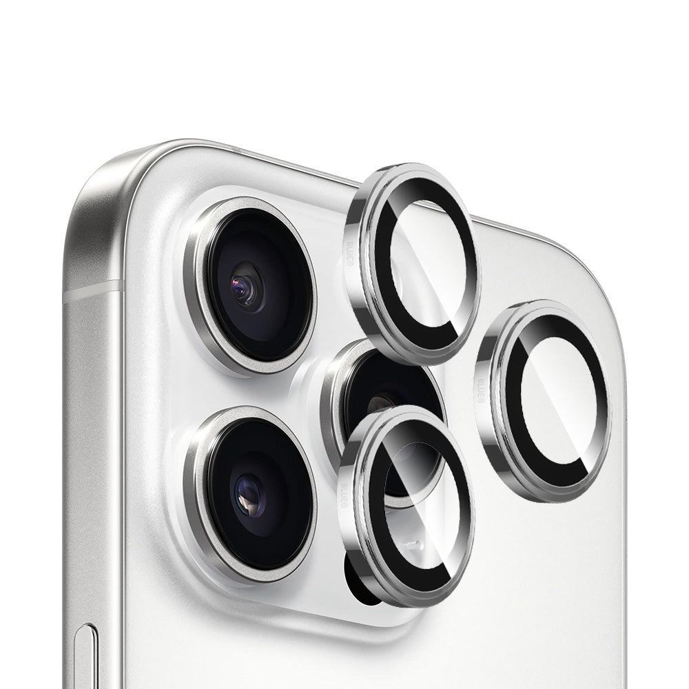 Zaštitna folija za stražnju kameru Blueo Sapphire Crystal za Apple iPhone 14 Pro Max / 14 Pro, kaljeno staklo, srebrna
