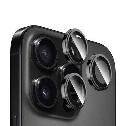 Zaštitna folija za stražnju kameru Blueo Sapphire Crystal za Apple iPhone 14 Pro Max / 14 Pro, kaljeno staklo, crna
