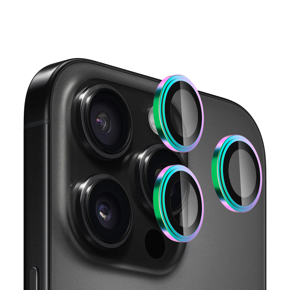Zaštitna folija za stražnju kameru Blueo Sapphire Crystal za Apple iPhone 16 Pro Max / 16 Pro, Kaljeno staklo, Višebojno