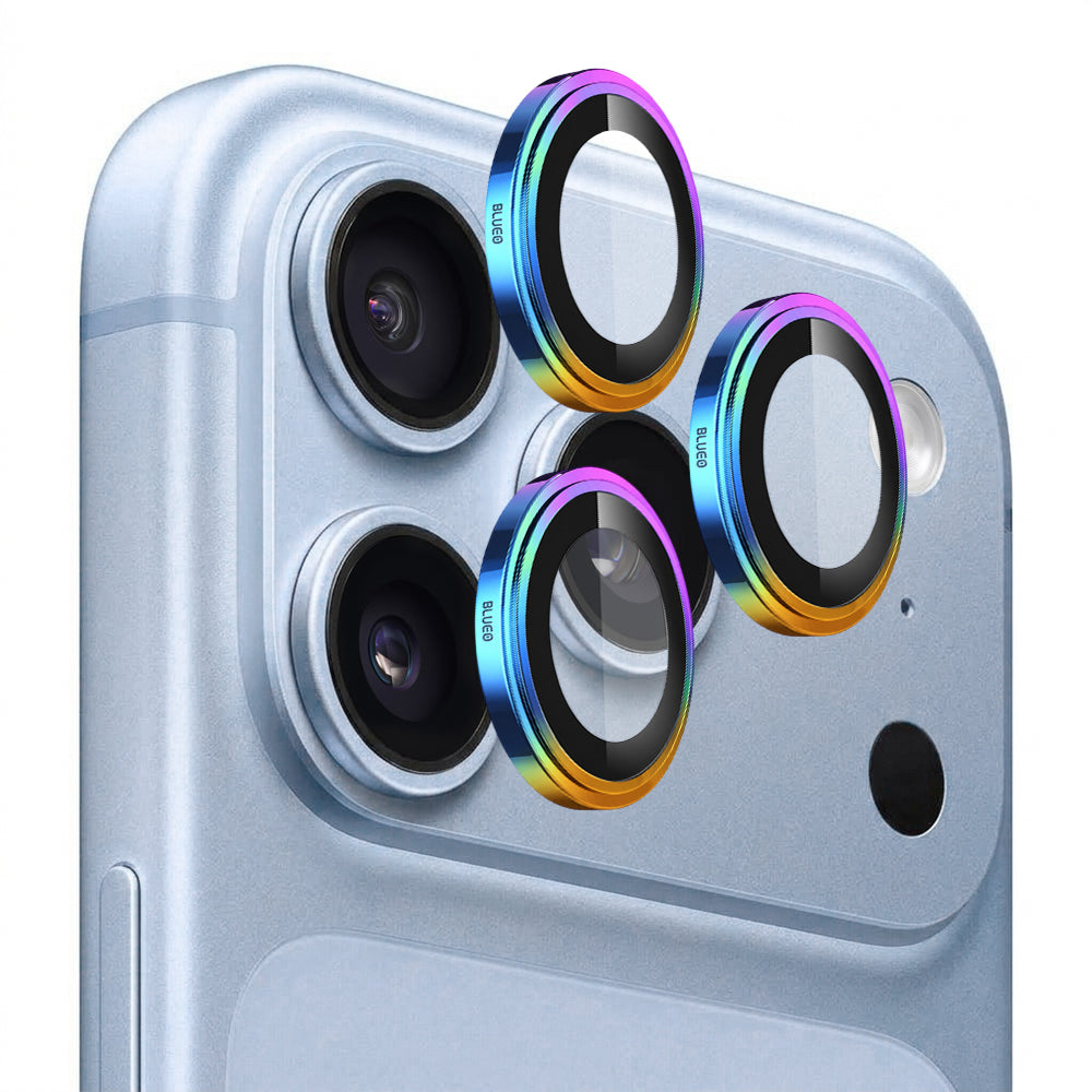 Zaštitna folija za stražnju kameru Blueo Sapphire Crystal za Apple iPhone 18 Pro / 18 Pro Max, kaljeno staklo, višebojna