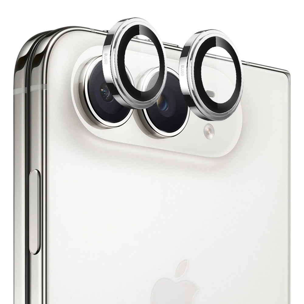 Blueo Sapphire Crystal zaštitna folija za stražnju kameru za Apple iPhone Duo, kaljeno staklo, srebrna