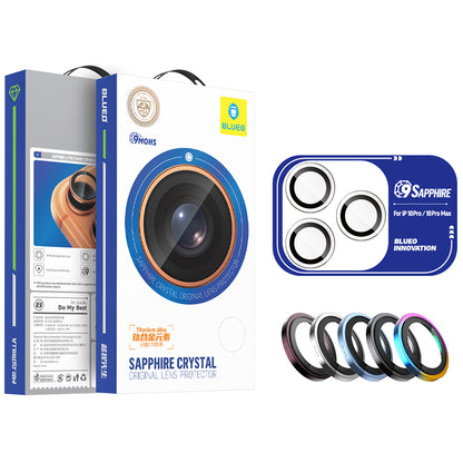 Blueo Sapphire Crystal zaštitna folija za stražnju kameru za Apple iPhone Duo, kaljeno staklo, srebrna