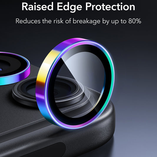 Zaštitna folija za stražnju kameru ESR Armorite za Apple iPhone 18 Pro / 18 Pro Max, Kaljeno staklo, Višebojno